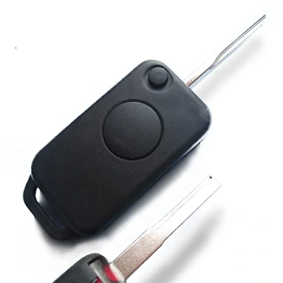 Abbildung von 1xSt. Ersatz Schlüsselgehäuse mit 1 Taste Klappschlüssel Autoschlüssel Chiavi Schlüssel Rohlingtyp: HU44 Fernbedienung Funkschlüssel Gehäuse ohne Elektronik