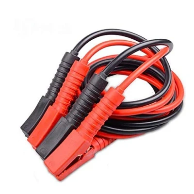 Abbildung von UISEBRT 2x6m Starthilfekabel mit Überspannungsschutz Überbrückungskabel für Auto PKW LKW 12 Volt und 24 1200A (6m