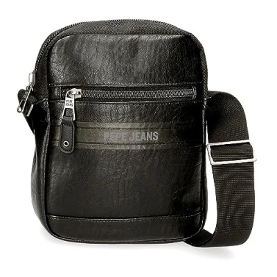 Abbildung von Pepe Jeans Horley Gepäck Umhängetasche für Herren, Schwarz, Talla única,