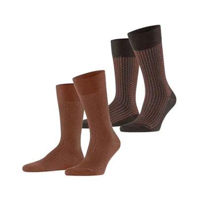 Abbildung von Esprit Illusional GRID 2PACK Socken, Herren, Größe: 39 42, Sortiment