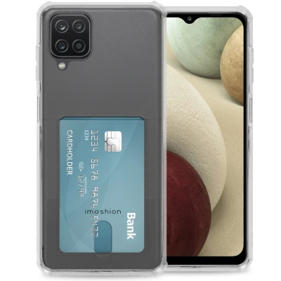 Abbildung von Samsung Galaxy A12 Hülle Silikon iMoshion Soft Case/Backcover Handyhülle Transparent