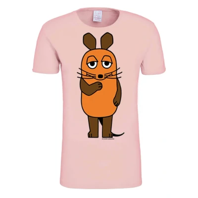 Abbildung von Logoshirt DIE Sendung MIT DER MAUS Tshirt print, Damen, Größe: XL, Rosa