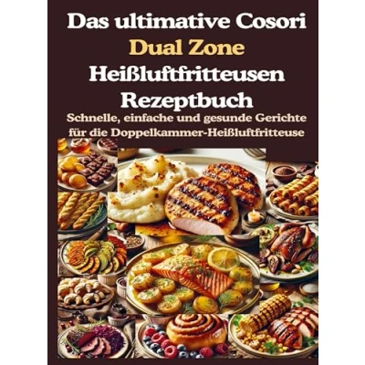 Abbildung von Das ultimative Cosori Dual Zone Heißluftfritteusen Rezeptbuch: Über 200 Schnelle, einfache und gesunde Gerichte für die Doppelkammer Heißluftfritteuse