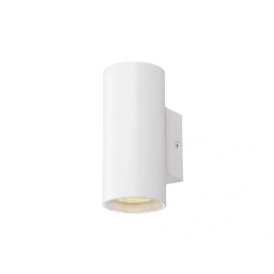Abbildung von SLV ASTO TUBE Wandleuchte, Aufbauleuchte, Innenbeleuchtung für Wohnzimmer, Schlafzimmer, Küche, Diele Kinderzimmer Aluminium, zylindrisch, max. 1x10W, weiß