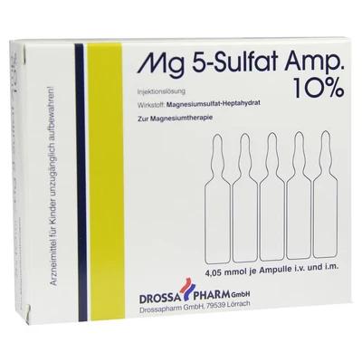 Abbildung von MG 5 Sulfat Amp. 10% Injektionslösung St