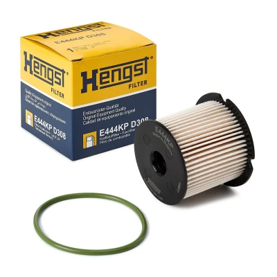 Abbildung von HENGST FILTER E444KP D308 Kraftstofffilter Filtereinsatz FORD: FOCUS 3 Turnier, KUGA 2, Galaxy Mk3 MPV, PEUGEOT: 508 I SW, 308 SW 3008 II SUV