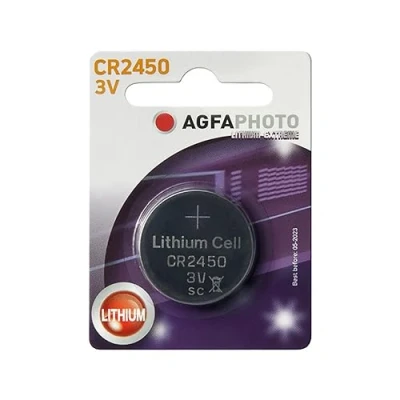 Abbildung von AgfaPhoto Lithium Knopfzellen Batterie CR 2450