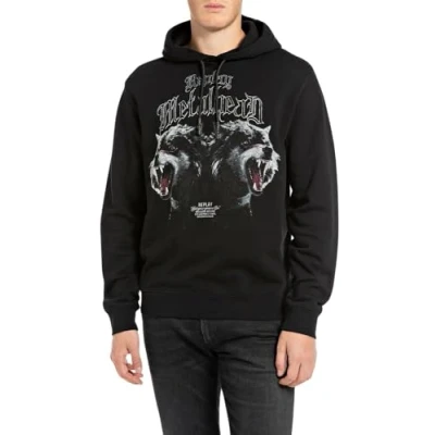Abbildung von Replay Kapuzenpullover, Herren, Größe: Small, Black