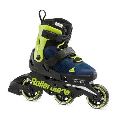 Abbildung von ROLLERBLADE Inlineskates MICROBLADE 3WD Inline Skate blue royal/lime