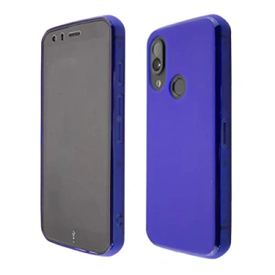 Abbildung von caseroxx Schutz Hülle TPU kompatibel mit Cat S62 / Pro, Gummi Handy Tasche blau