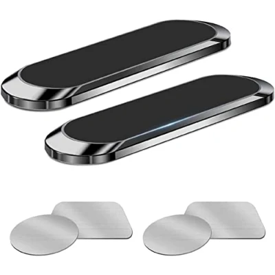 Abbildung von YGKJ Handyhalter fürs Auto Magnet, Kfz Handy Halterung, Multifunction Streifen Handyhalterung Kompatibel mit iPhone 12 11 Pro Xs Max XR X 8 Plus 7 Plus, Galaxy S10+/ S9+ and More (2 Stück)