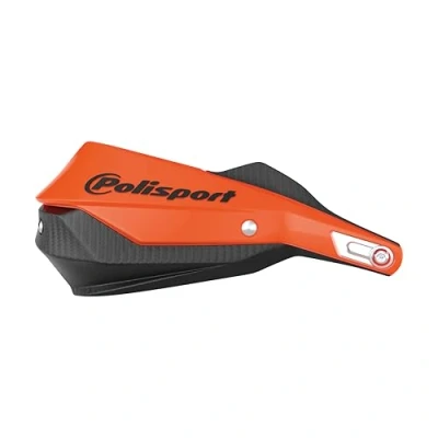 Abbildung von Polisport 8308800004 Handprotektoren Trail Blazer 2 Befestigungspunkte mit Kunststoffsteg MX Style inklusive Befestigungskit kompatibel Allen MX/Enduro Modellen in Farbe orange/schwarz