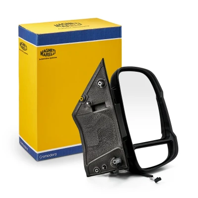 Abbildung von Außenspiegel Magneti Marelli 350315027870 rechts schwarz rauh elektrisch kurzer Spiegelarm, beheizbar, konvex für Linkslenker
