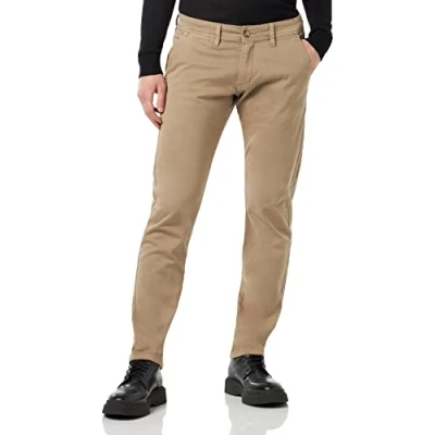 Abbildung von QS by s.Oliver SLIM Basic Chino, Herren, Größe: 31x34, Sandstein