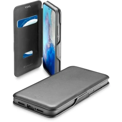 Abbildung von Cellularline Book Clutch Galaxy S20 Bookhülle mit magnetischem Schwarzsicherheitsverschluss