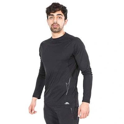 Abbildung von Trespass Toko, Black, XXL, Schnelltrocknendes Sport Top für Herren, XX Large / 2XL 2X Large, Schwarz