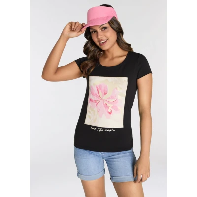 Abbildung von Laura Scott T Shirt mit modischem Frontprint
