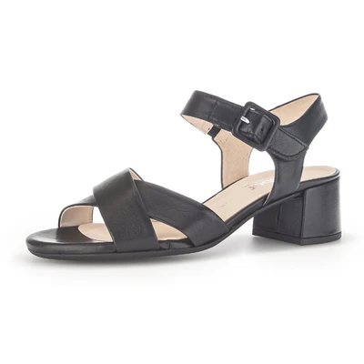 Abbildung von Gabor Damen Pantoletten, Frauen Slipper,Moderate Mehrweite (G),Freizeitschuhe,Schlupfschuhe,schluepfschuhe,Slides,schwarz (LDS),38.5 EU / 5.5 UK