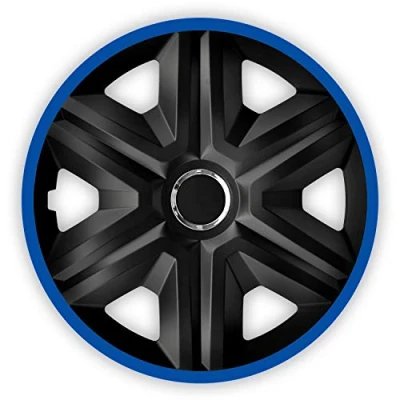 Abbildung von Radzierblende Fast LUX blau 15 Zoll 4er Set