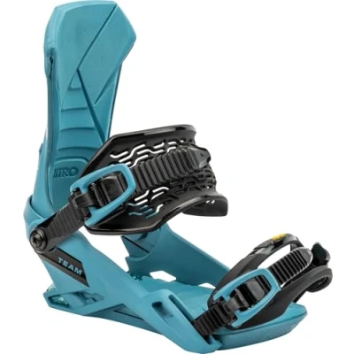 Abbildung von Nitro Snowboards Herren Team Snowboardbindung, Turquoise, M