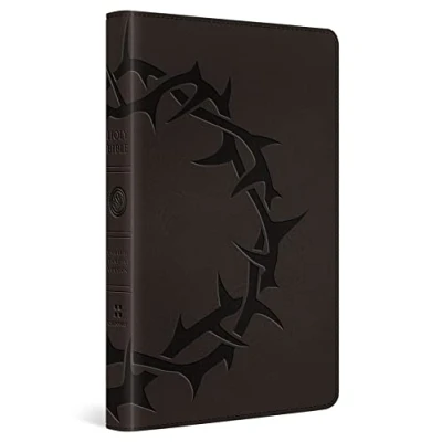 Abbildung von ESV Thinline Bible: English Standard Version, Charcoal, Crown Design, Red Letter, Trutone