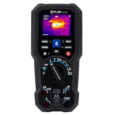 Abbildung von FLIR DM166 Hand Multimeter integrierte Waermebildkamera CAT IV 300 V, III 600V, Schwarz