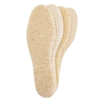 Abbildung von Bama Schuhsohle WÄRMENDE Wollsohle 2ER PACK Schuhsohle/Fußbett, Größe: 44, Beige Schuhe
