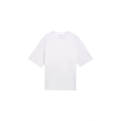 Abbildung von TOM Tailor Denim Oversized Basic TEE Tshirt basic, Herren, Größe: Small, White