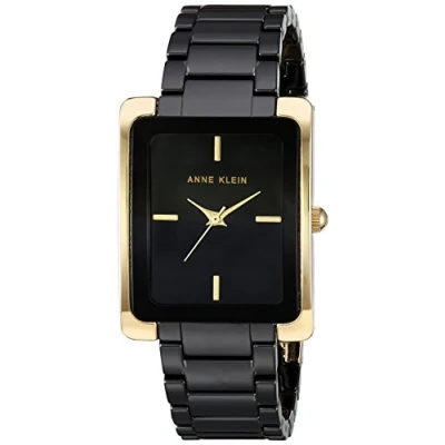 Abbildung von Anne Klein Damen Analog Japanisches Quarzwerk Uhr mit Keramik Armband 086702601691