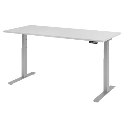 Abbildung von Hammerbacher Schreibtisch XDKB19 Grau/Silber