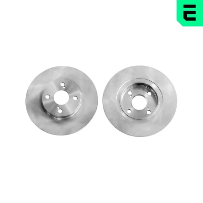 Abbildung von OPTIMAL BS 7982C Bremsscheibe Hinterachse 266 9 4/6 voll beschichtet TOYOTA: Corolla VIII Liftback, Compact, Limousine