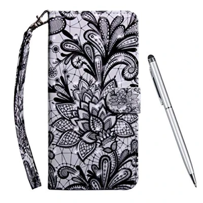 Abbildung von TOUCASA Hülle für iPhone XR,Handyhülle XR,Brieftasche PU Leder Flip [3D] Case Magnetverschluss Handytasche Klapphülle XR(6.1),Mandala