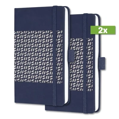 Abbildung von SIGEL J4204/2 Wochenkalender Jolie 2024, ca. A6, dunkelblau, Hardcover, Gummiband, Stiftschlaufe, Einstecktasche, 174 S., aus nachhaltigem Papier, Terminplaner, 2 Stück