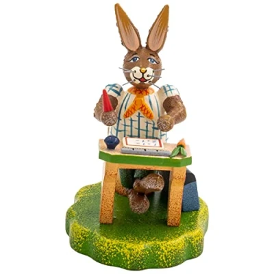 Abbildung von Hubrig Volkskunst Zschorlau Erzgebirge Osterhase Schlauer Fritz