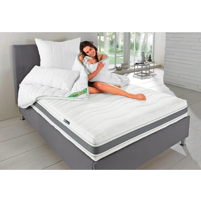 Abbildung von f.a.n. Schlafkomfort Kaltschaummatratze &quot;Punktoflex De Luxe KS&quot;, 22 cm hoch, Raumgewicht: 40 kg/m3, (1 St.), 7 Zonen Luxus Kaltschaum Matratze mit Greenfirstbezug gegen Milben, getestet durch das unabhängige Prüfinstitut &quot;Intertek&quot;