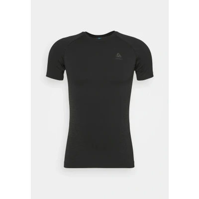 Abbildung von ODLO Performance WARM ECO CREW NECK Unterhemd/shirt, Herren, Größe: 46/48, Black/new graphite grey