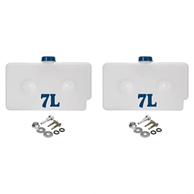Abbildung von GOURIDE 2 x Universal Kraftstofftank, 7 l, Kunststoff, Öltank, Parkheizung, Tank für , Wohnwagen, Parkplatz, Heizung