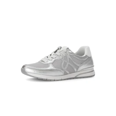 Abbildung von Gabor Comfort Sneaker low, Damen, Größe: 40, Grey/silber/weiss Schuhe