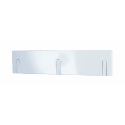 Abbildung von HAKU Möbel Garderobenleiste weiß, Massivholz, MDF Maße: B 44 cm x H 10 T 2 cm, Style: Industrial