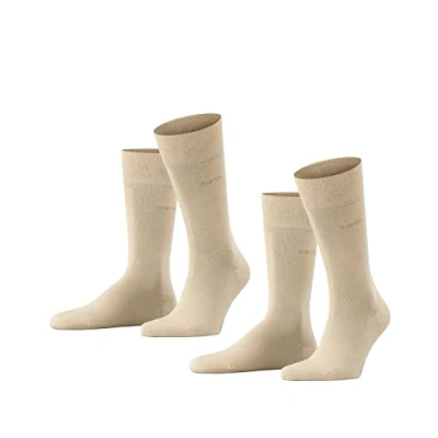 Abbildung von Esprit Basic EASY 2PACK UNI Socken, Herren, Größe: 43 46, Cream (4011)
