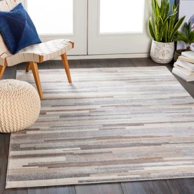 Abbildung von Surya Teppich &quot;Modern&quot;, rechteckig, Skandi Design, Modern Boho Kurzflor Wohnzimmerteppich, Flurteppich
