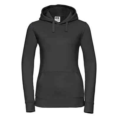 Abbildung von Russell Womens Premium Authentic Hoodie (3 Lagen Gewebe) (Schwarz)
