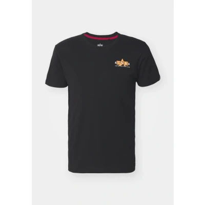 Abbildung von Alpha Industries Herren Puff Print Logo BP T, Black, XXL