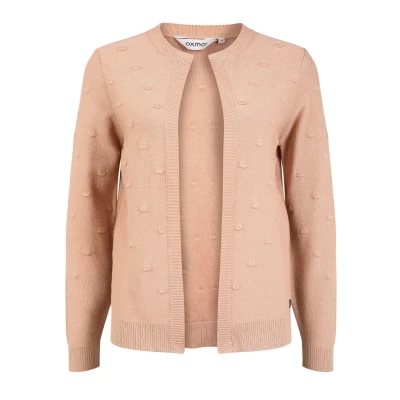 Abbildung von Oxmo Oxkalotta Strickjacke, Damen, Größe: Large, Mahogany rose