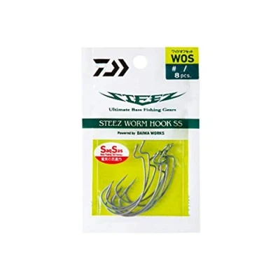 Abbildung von Daiwa Steez Worm Hook SS WOS Roofvis Haak #3/0 7 stuks Dropshothaken