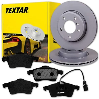 Abbildung von TEXTAR BREMSSCHEIBEN 280mm + BELÄGE VORNE T4 TRANSPORTER MULTIVAN BUS KASTEN 280x24mm NUR fÜr PR Nummer = 1LU