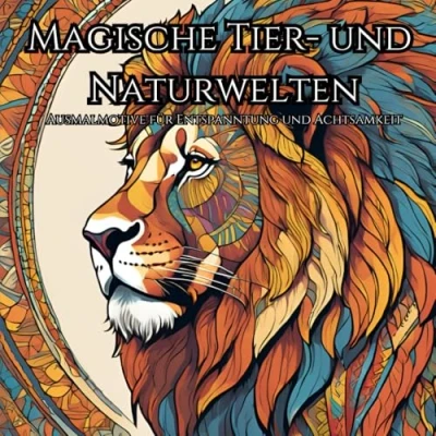 Abbildung von Magische Tier und Naturwelten: Ein Malbuch für Erwachsene &amp; Jugendliche: Entspannung Achtsamkeit durch kunstvolle Mandalas detailreiche Ausmalmotive mit Motiven inspiriert die Natur