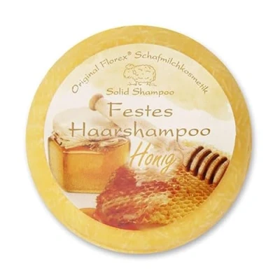 Abbildung von Florex Schafmilch festes Haarshampoo Honig Naturprodukte 58g Haarwaschseife Shampoo tägliche Haarwäsche