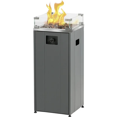 Abbildung von Buschbeck Feuerstelle Loungefeuer Malta, BxLxH: 38x38x91 cm, für 11 kg Gasflaschen