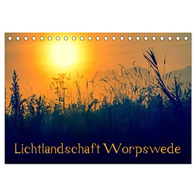 Abbildung von Lichtlandschaft Worpswede (Tischkalender 2025 DIN A5 quer), CALVENDO Monatskalender